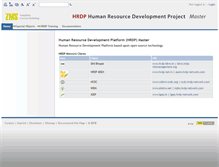 Tablet Screenshot of hrdp-network.com